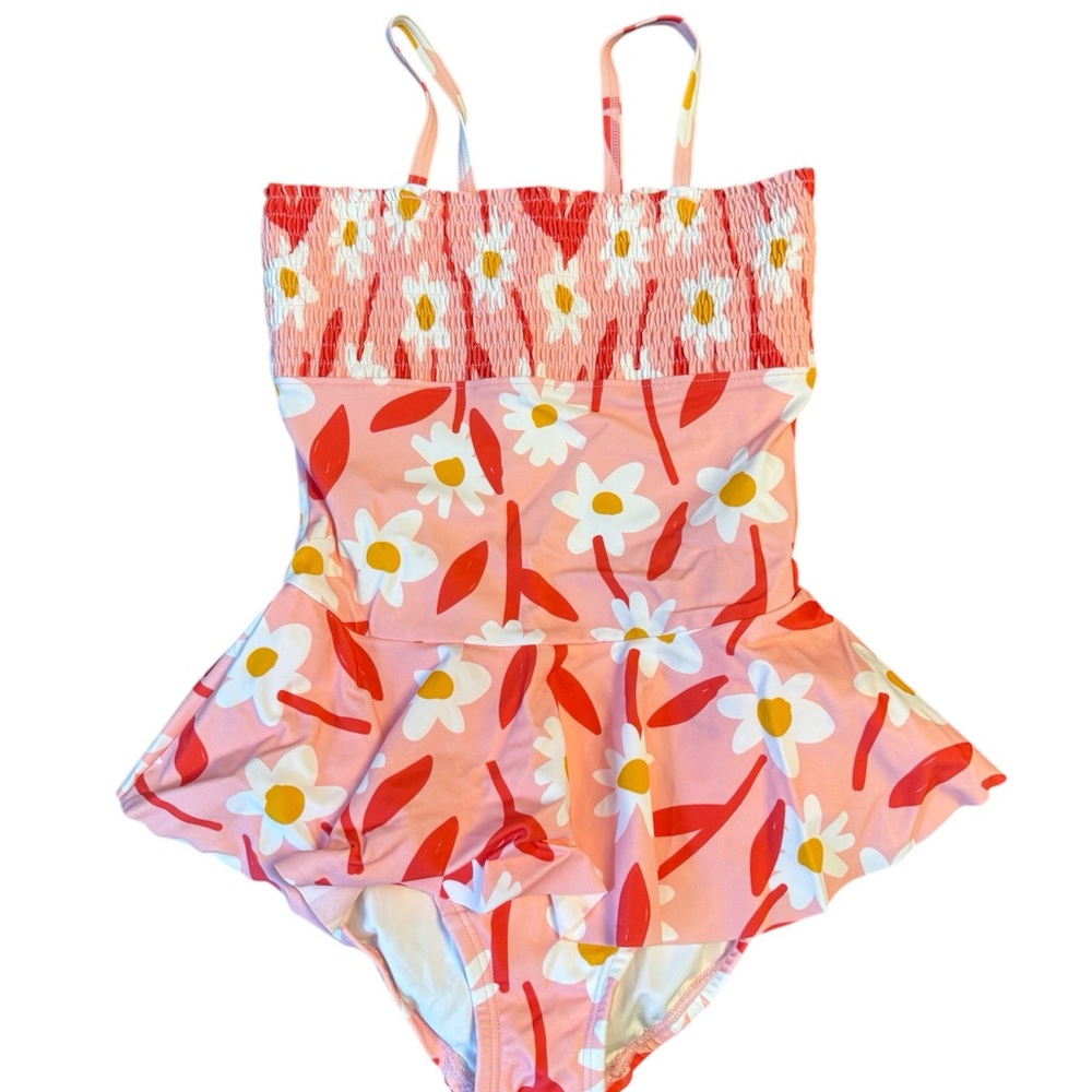 Floral Pink Kids Swimwear